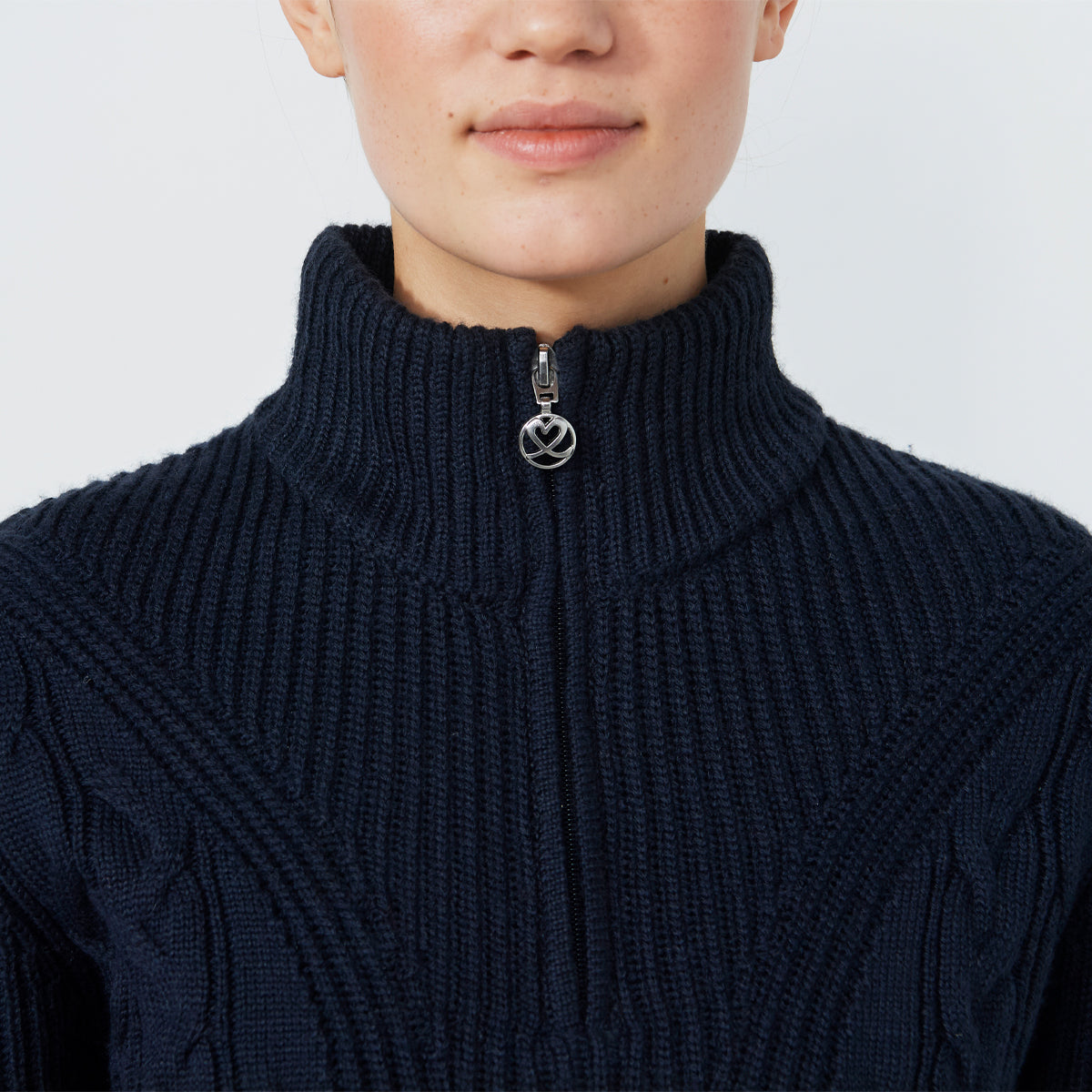 Daily Sports Cable Long Sleeve Pullover lined - dame