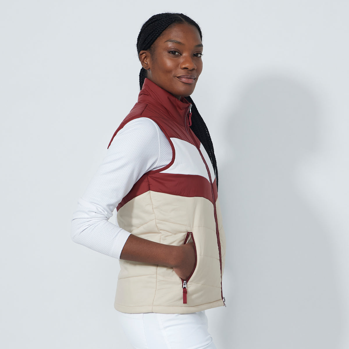 Daily Sports Blockstriped Padded vest - Dame