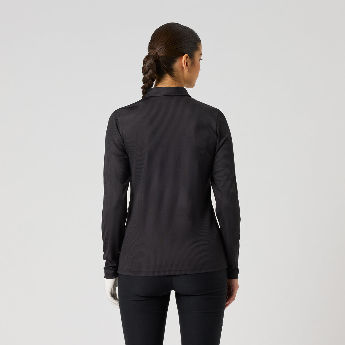 Daily Sports Ribbed LS polo - Dame