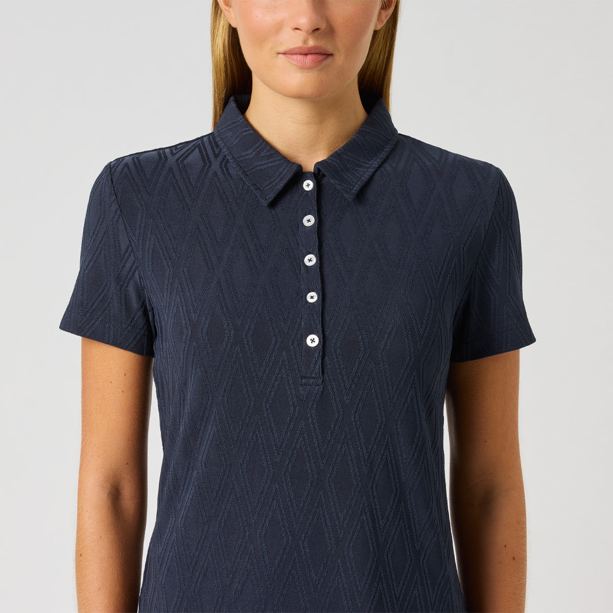 Daily Sports Graphic Jaquard SS polo - Dame