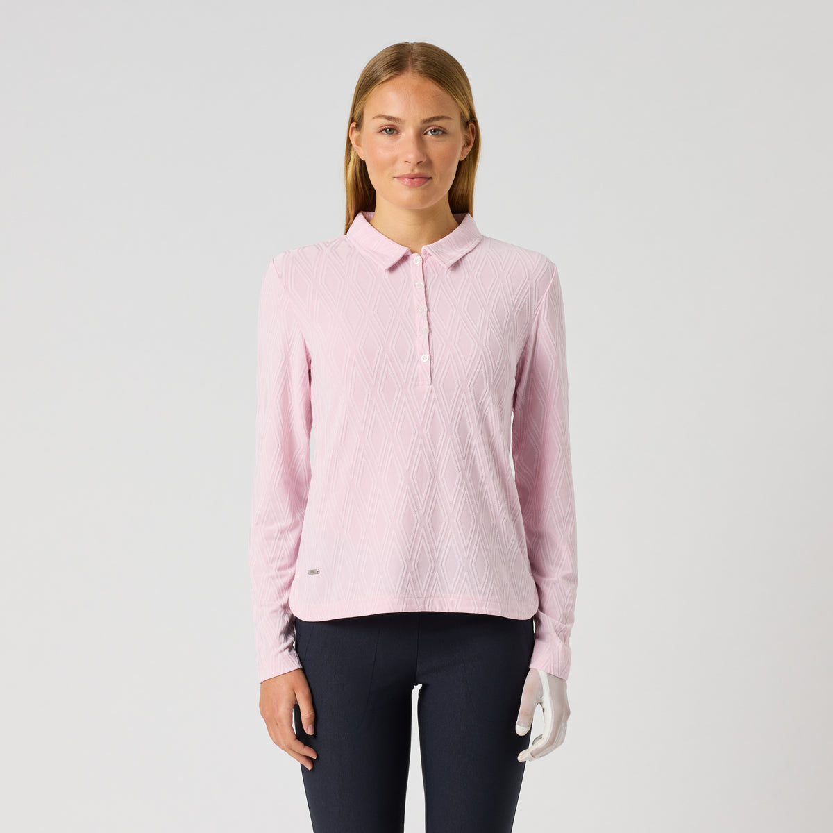 Daily Sports Graphic Jaquard LS polo - Dame