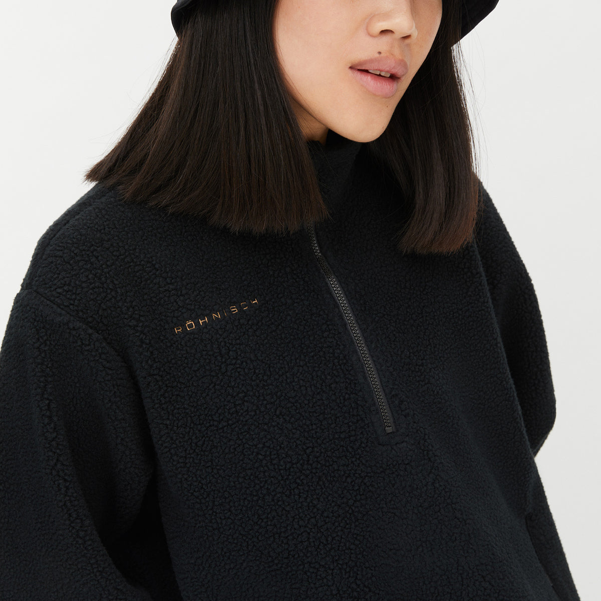 Röhnisch Cloud Pile Half-zip - Dame