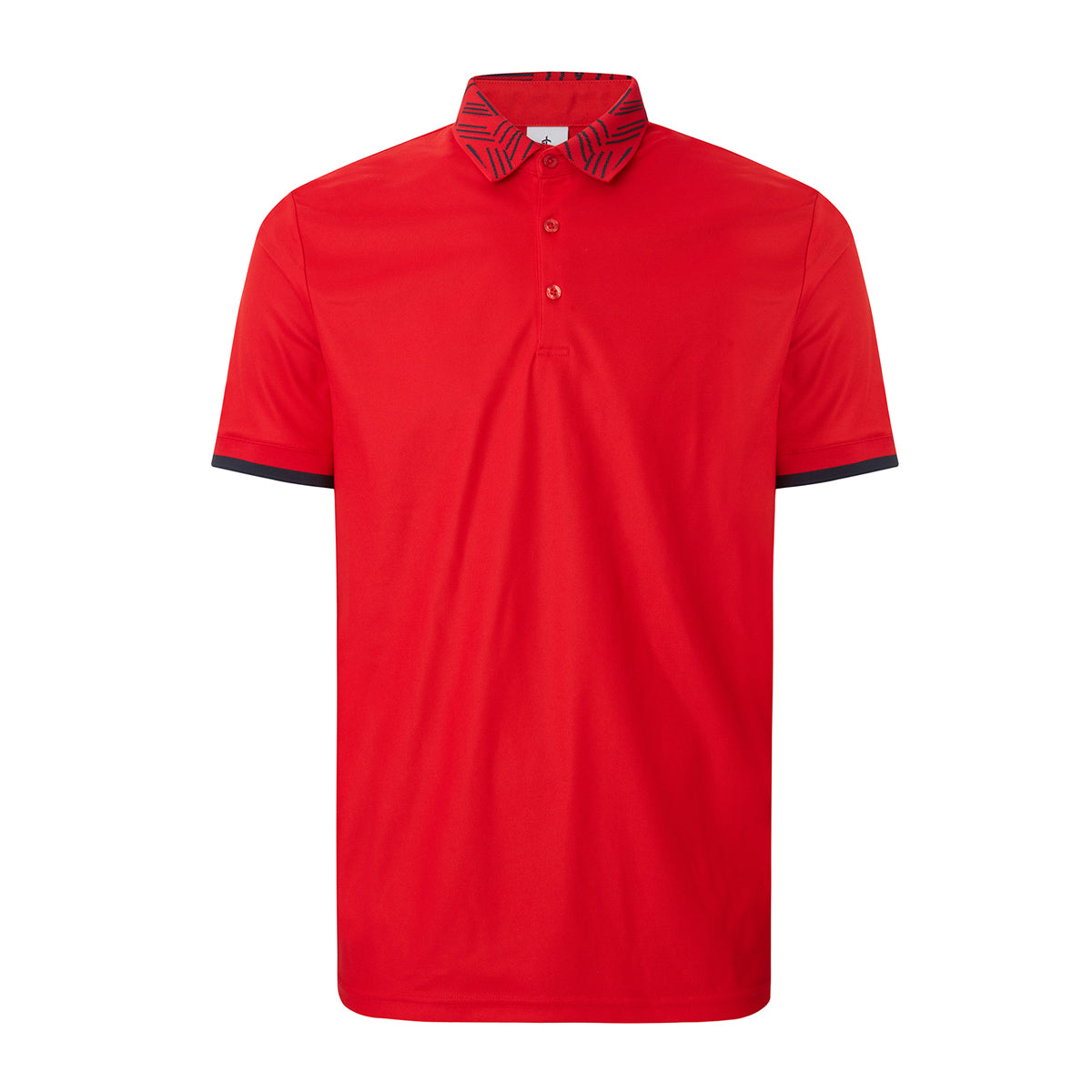 Cross Collar Block polo