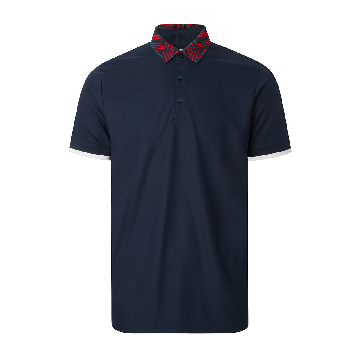 Cross Collar Block polo