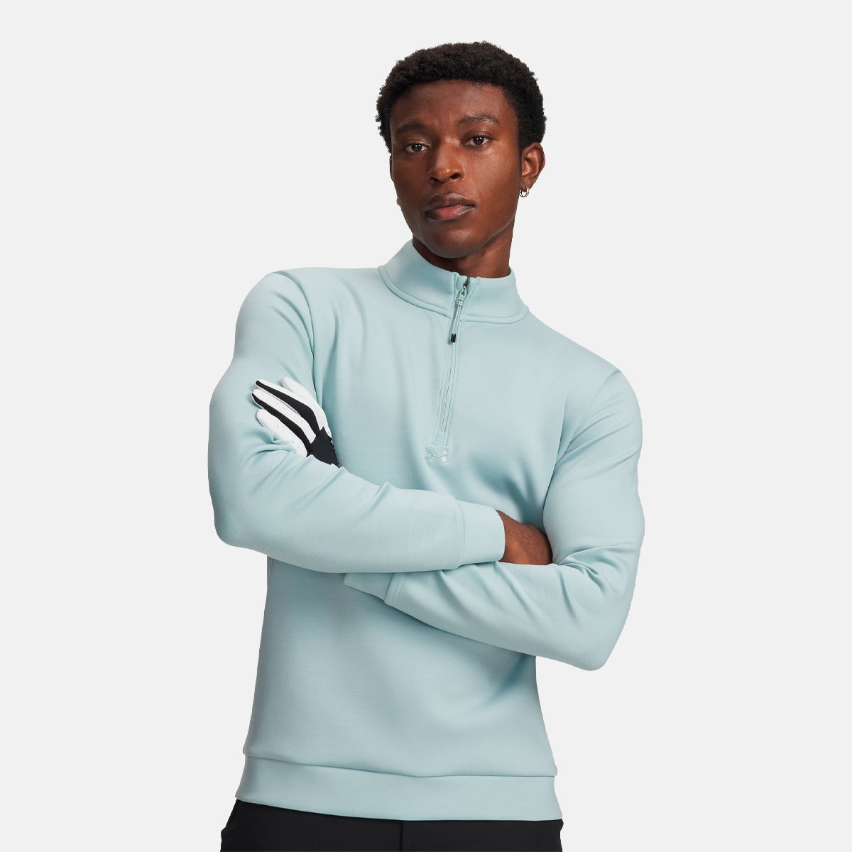 Under Armour Drive Pullover midlayer - Mint - Golf Experten A/S