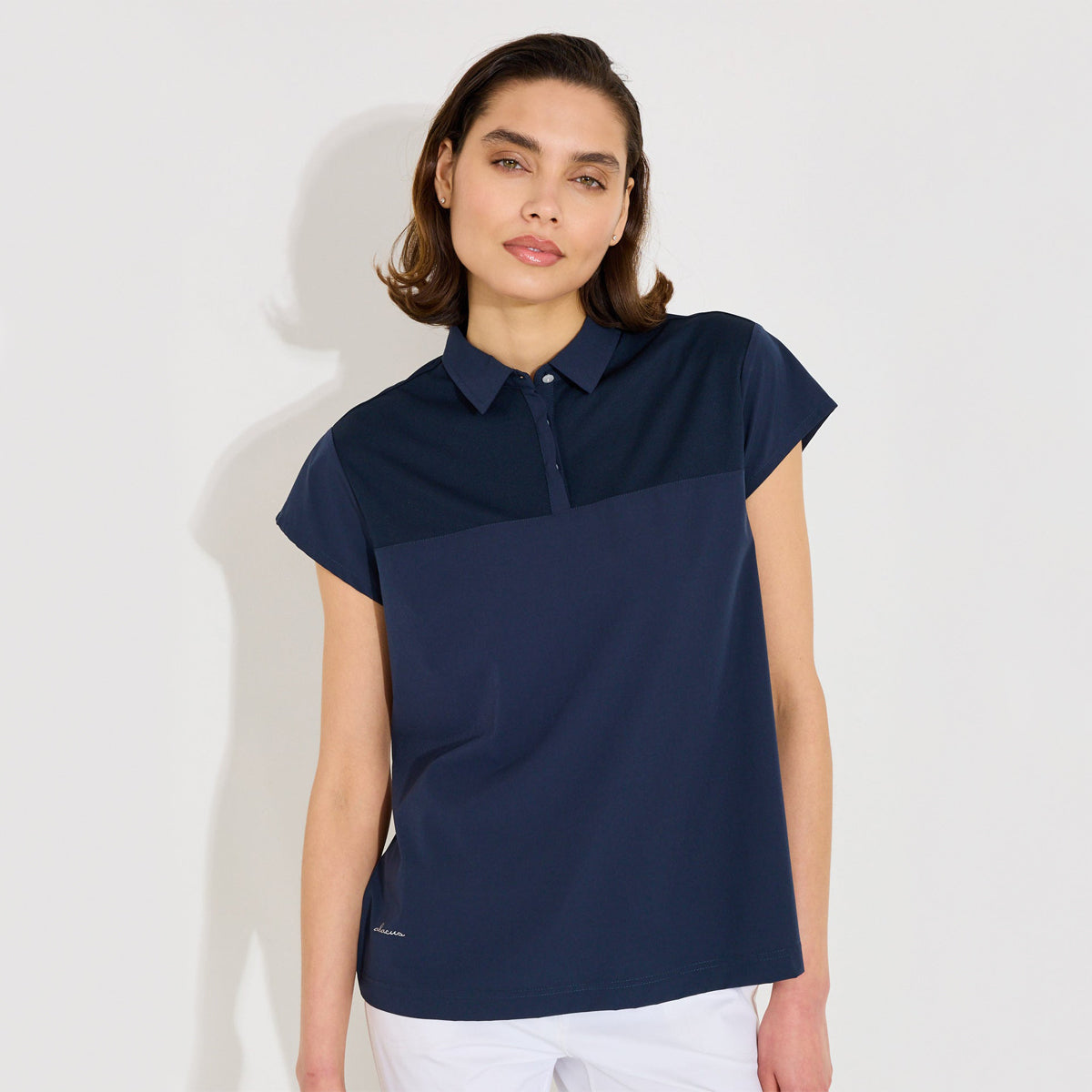 Abacus Manga Loosefit Cupsleeve polo - Dame