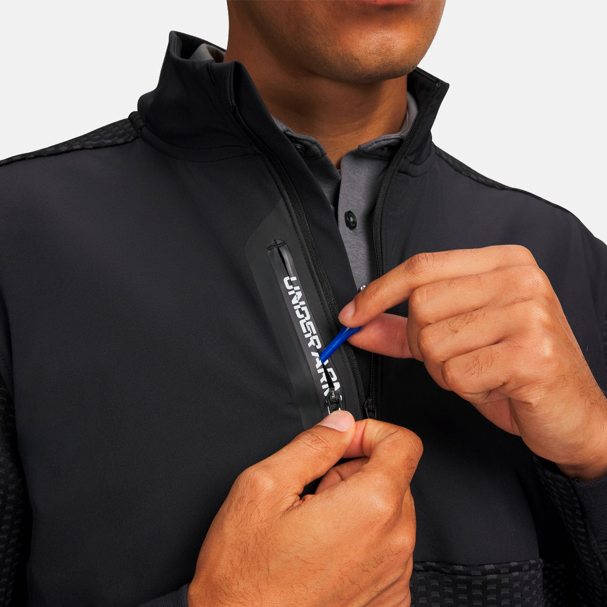 Under Armour Drive Pro Hybrid halfzip - Sort