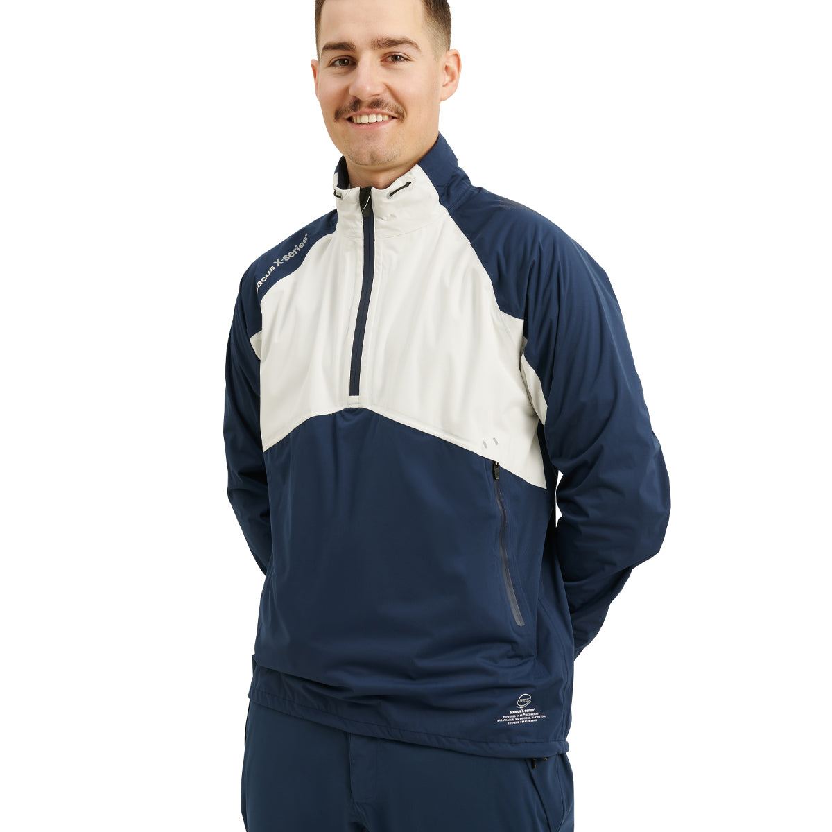 Abacus Pitch 37.5 1/2-zip regnjakke - Golf Experten A/S