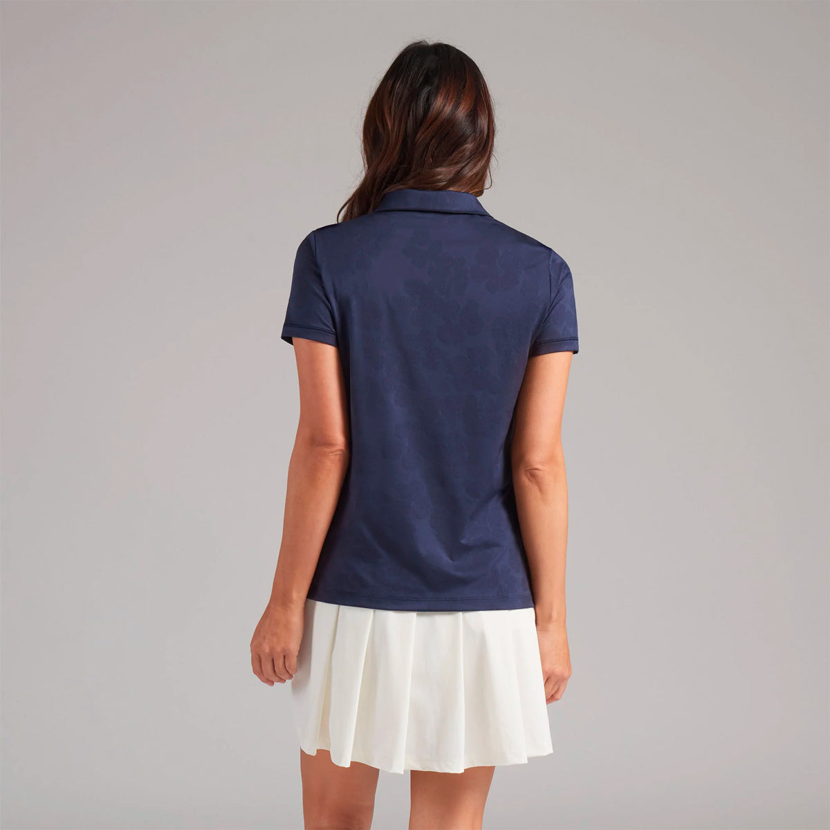 Puma Floral Lace Jacquard polo - Dame