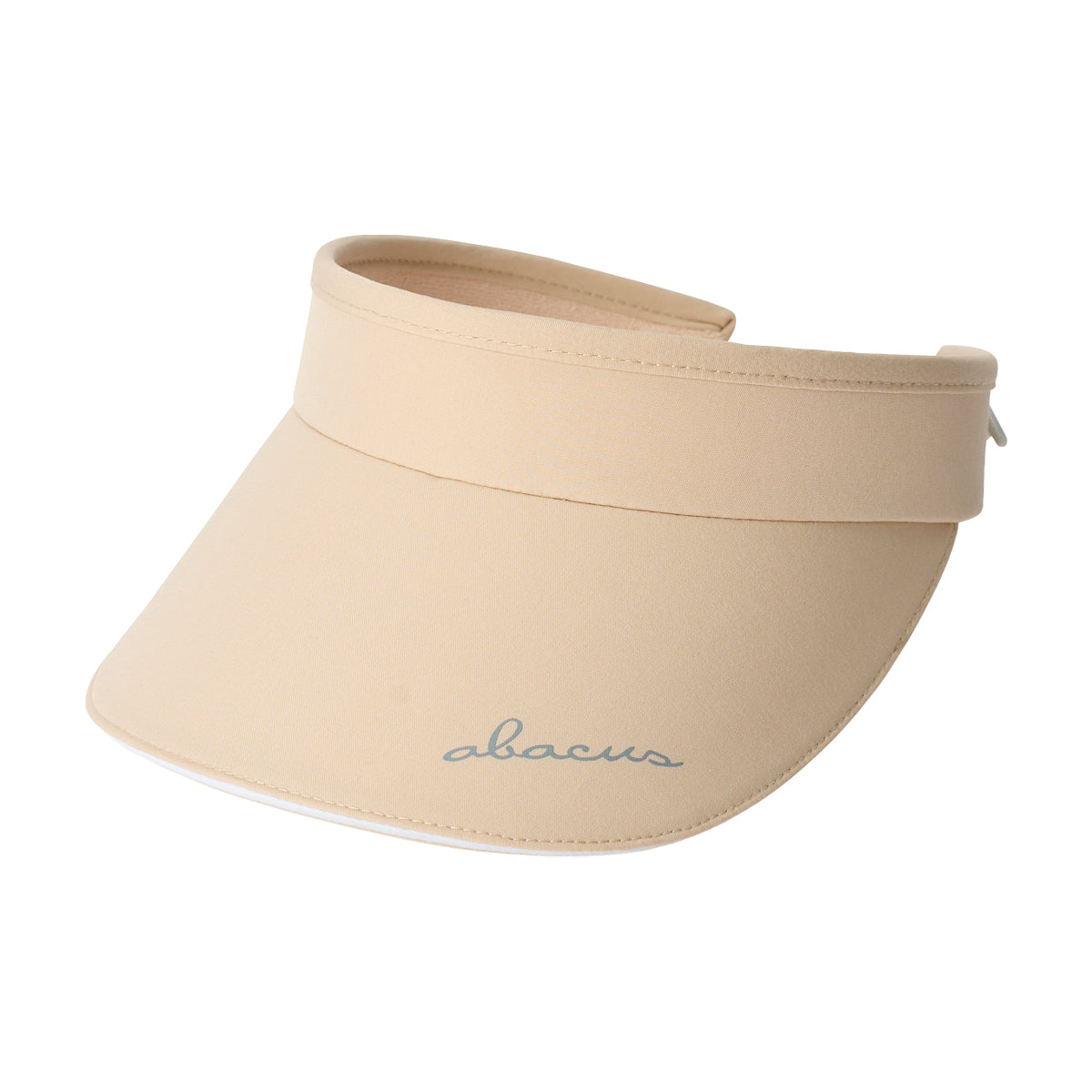Abacus Manga cable visor cap in hue m.v., featuring a stylish design with a curved brim and adjustable strap.