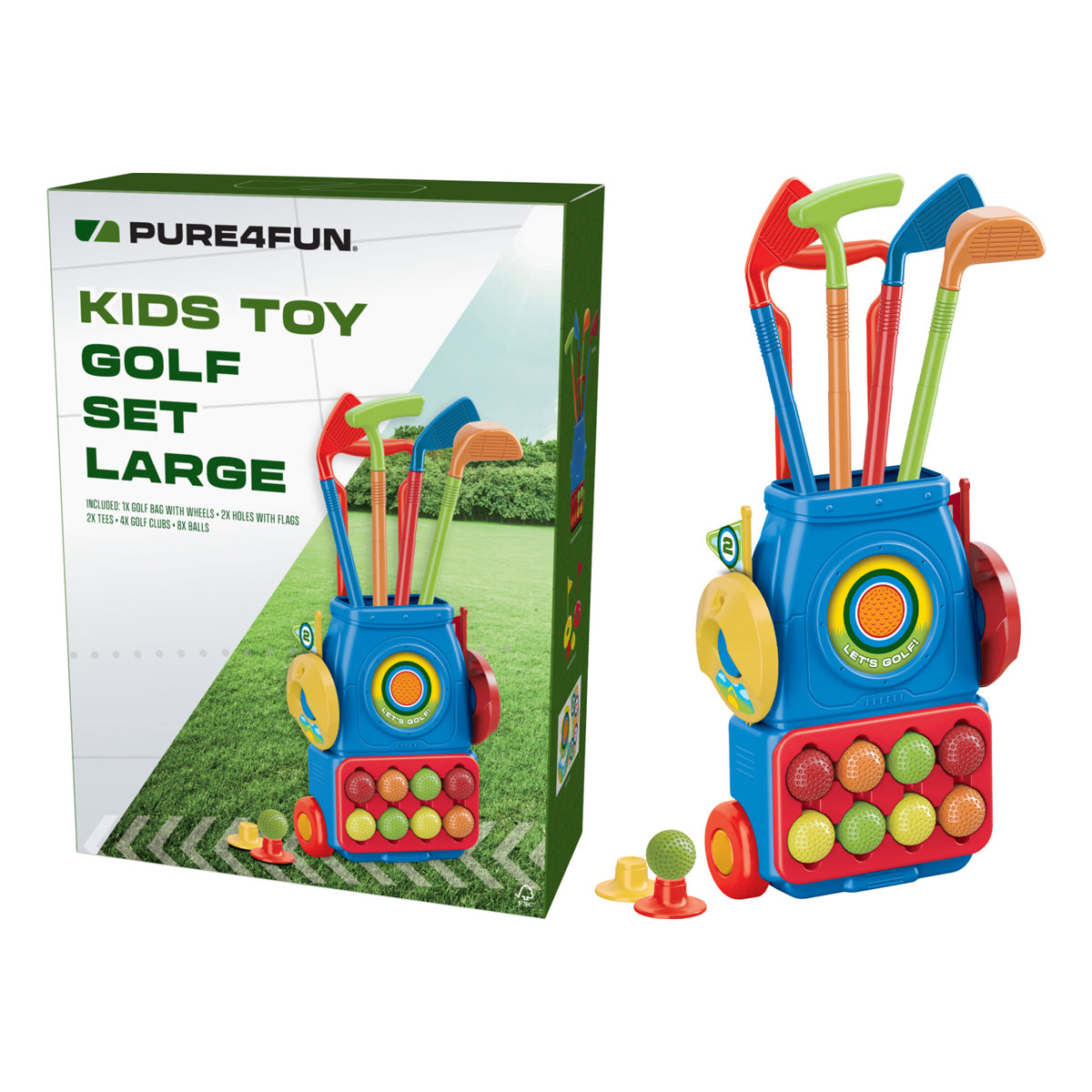 PURE4FUN Kids Golfsæt - Stort - Golf Experten A/S