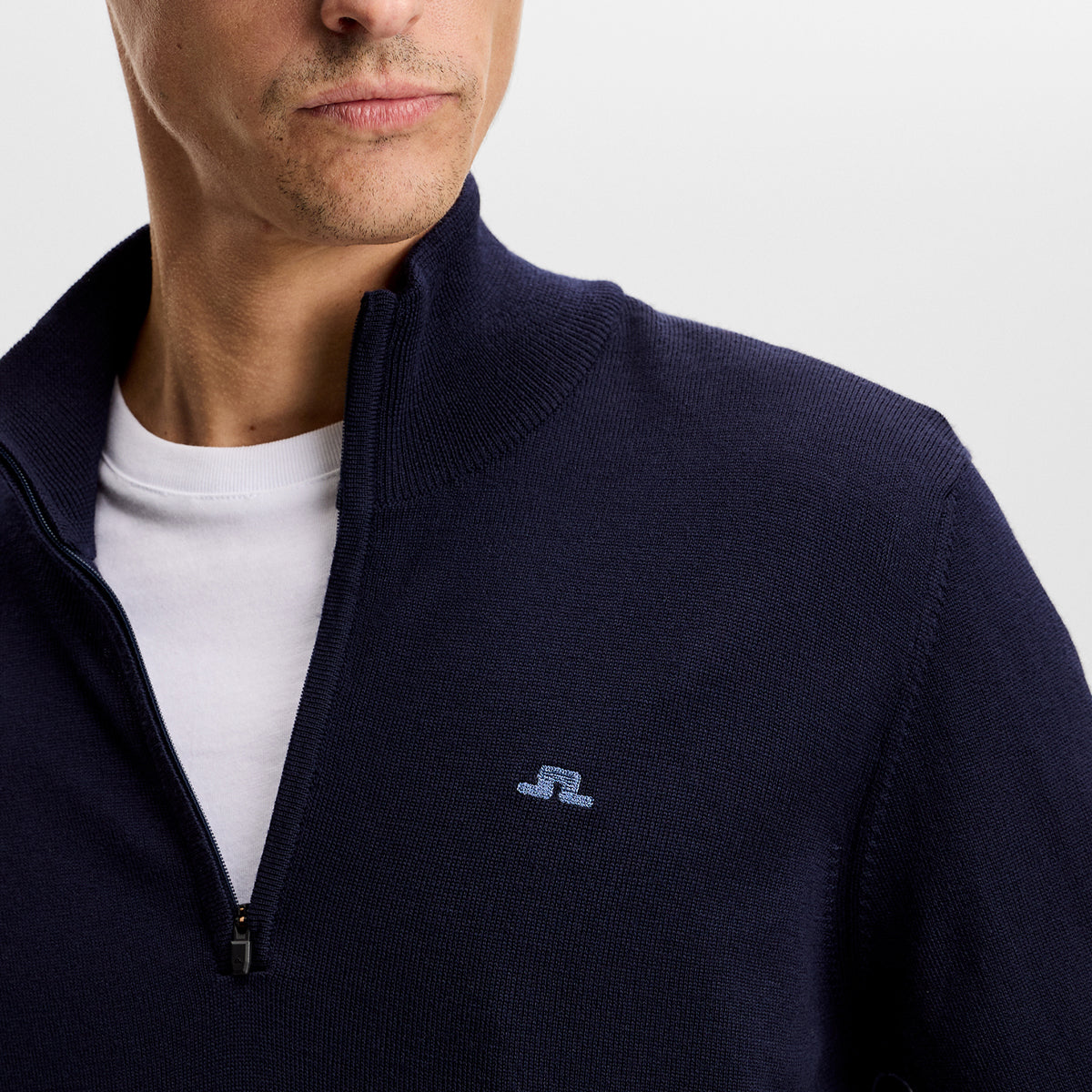 J.Lindeberg Kiyan Quarter Zip sweater - Navy