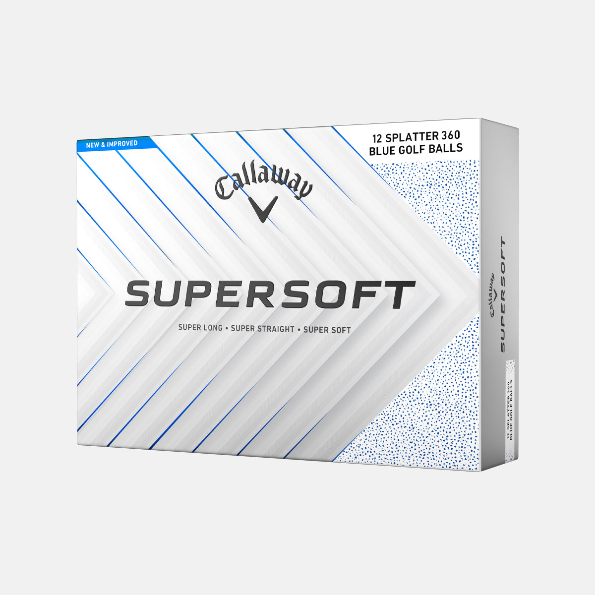 Callaway Supersoft Splatter - Blå - Golf Experten A/S