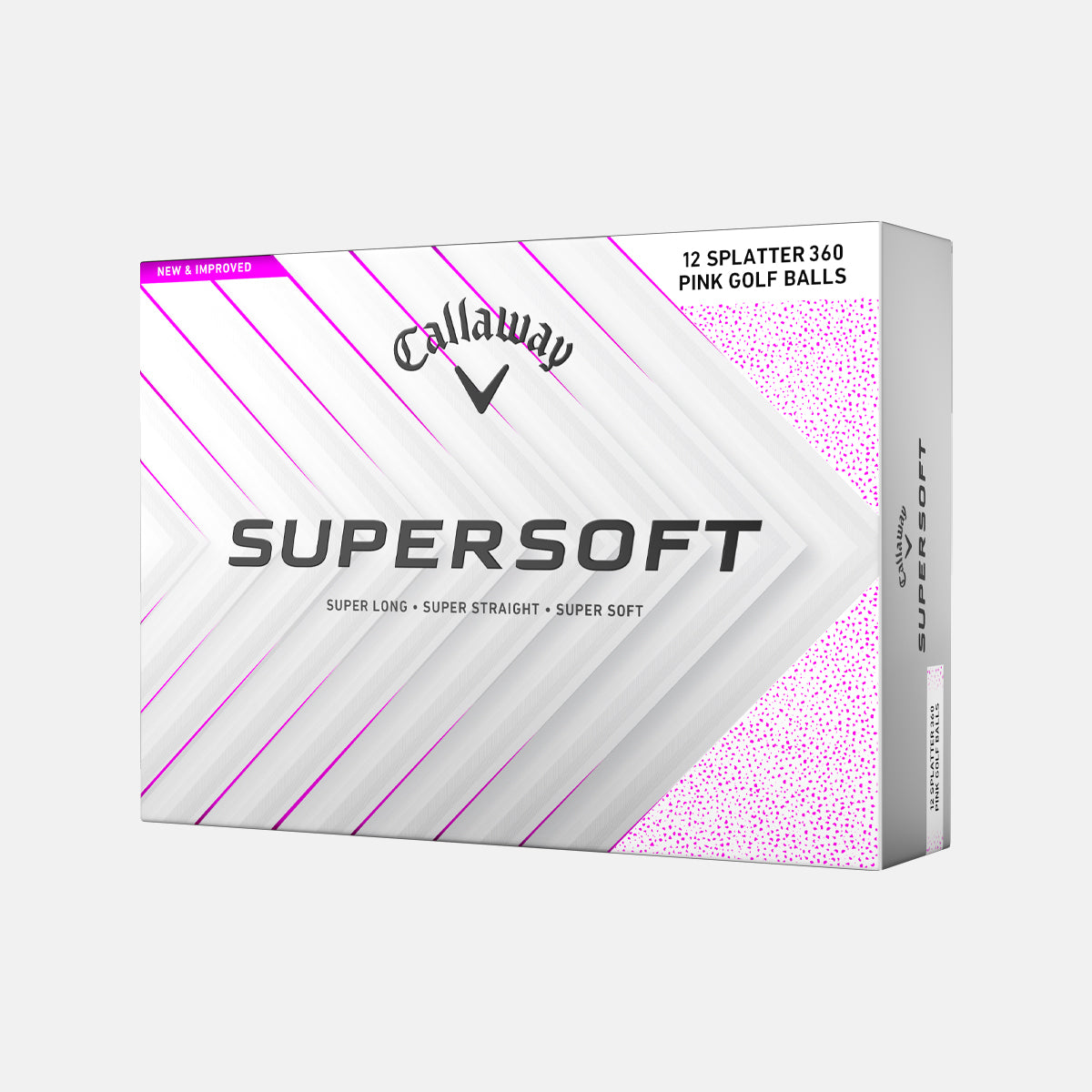 Callaway Supersoft Splatter - Pink - Golf Experten A/S