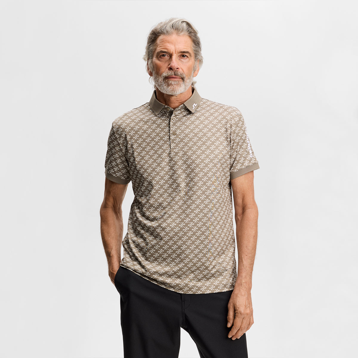 J.Lindeberg Tour Tech Print polo
