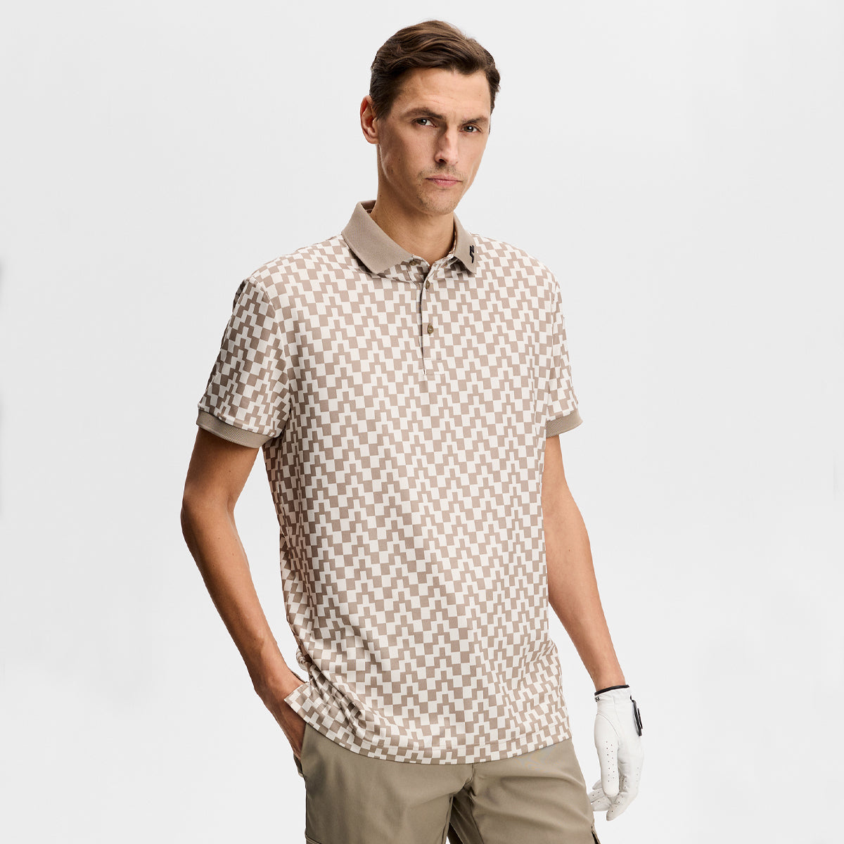 J.Lindeberg Tour Tech Print polo