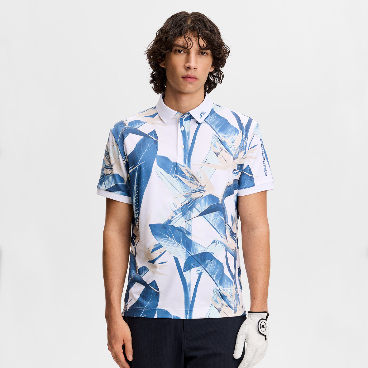 J.Lindeberg Tour Tech Print polo