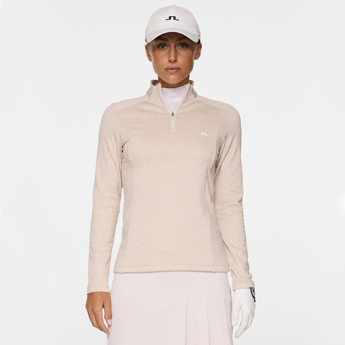 J.Lindeberg Steffi Quarter Zip midlayer - dame