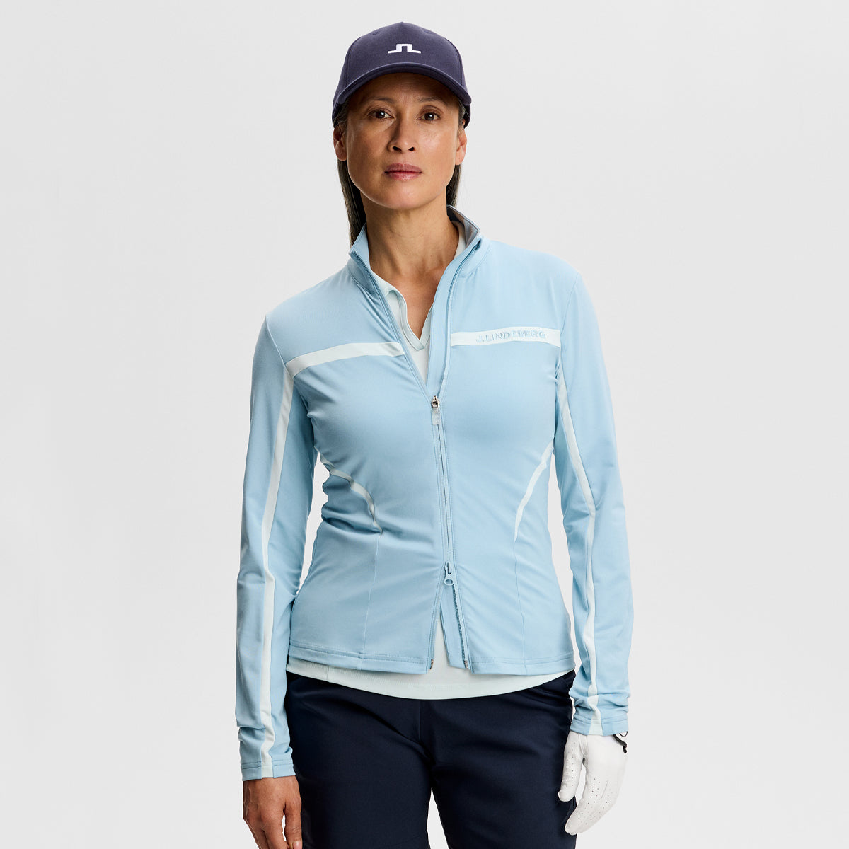 J.Lindeberg Janice midlayer - Blå - Dame