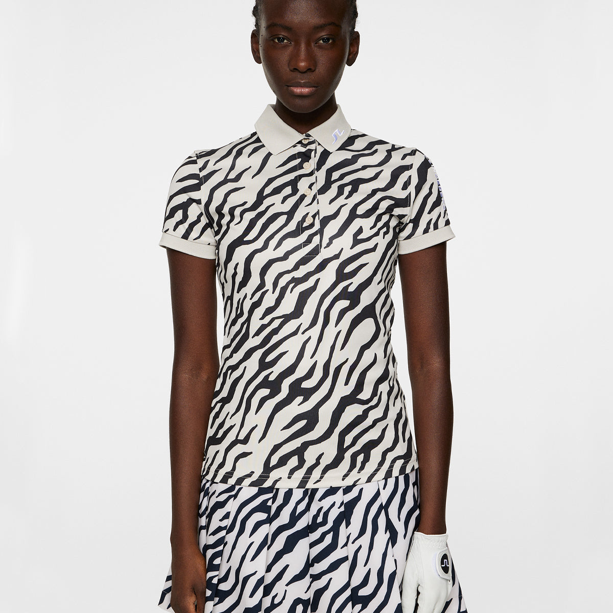 J. Lindeberg Tour Tech Print polo - Dame