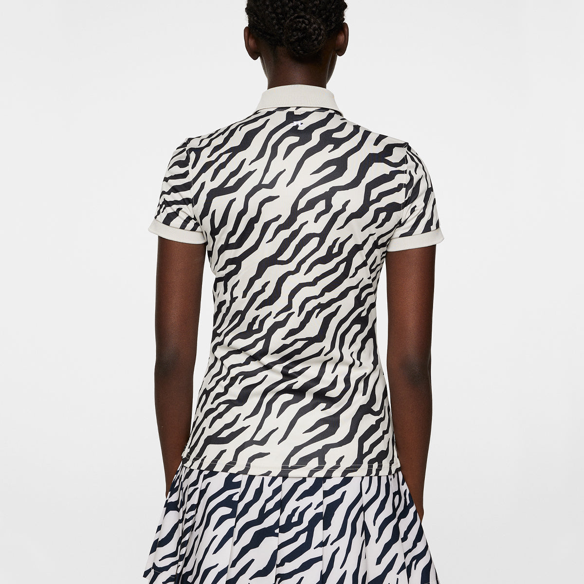 J. Lindeberg Tour Tech Print polo - Dame