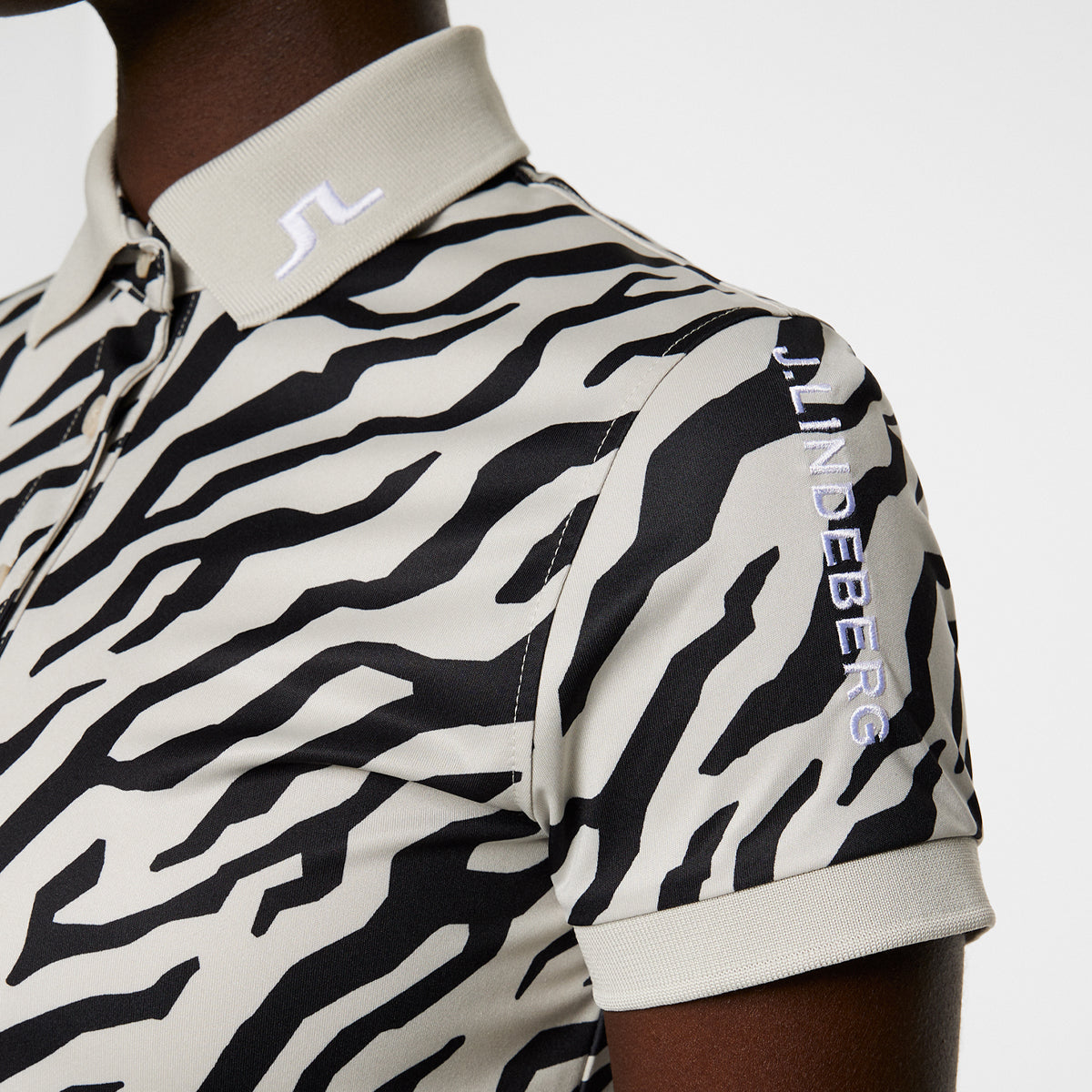 J. Lindeberg Tour Tech Print polo - Dame