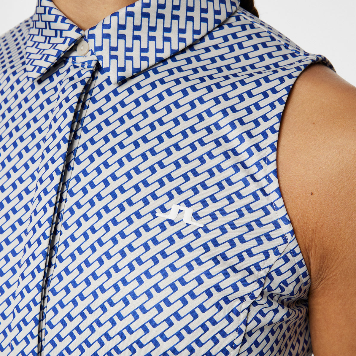 J. Lindeberg Dena Print SL polo - Dame