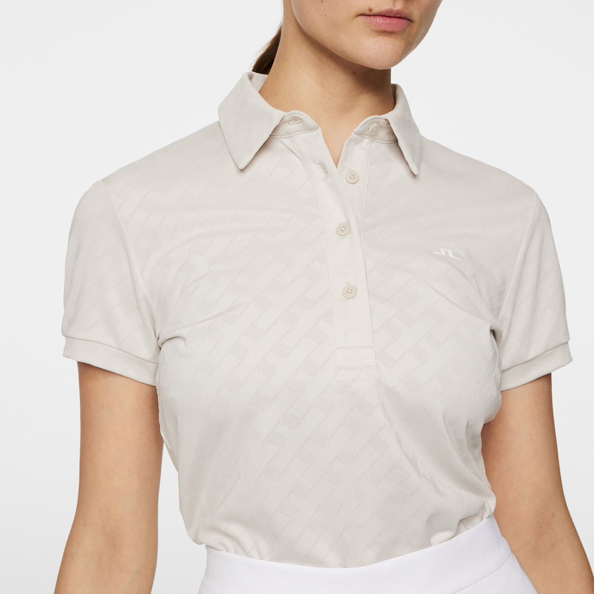 J. Lindeberg Alaya Jacquard polo - Dame