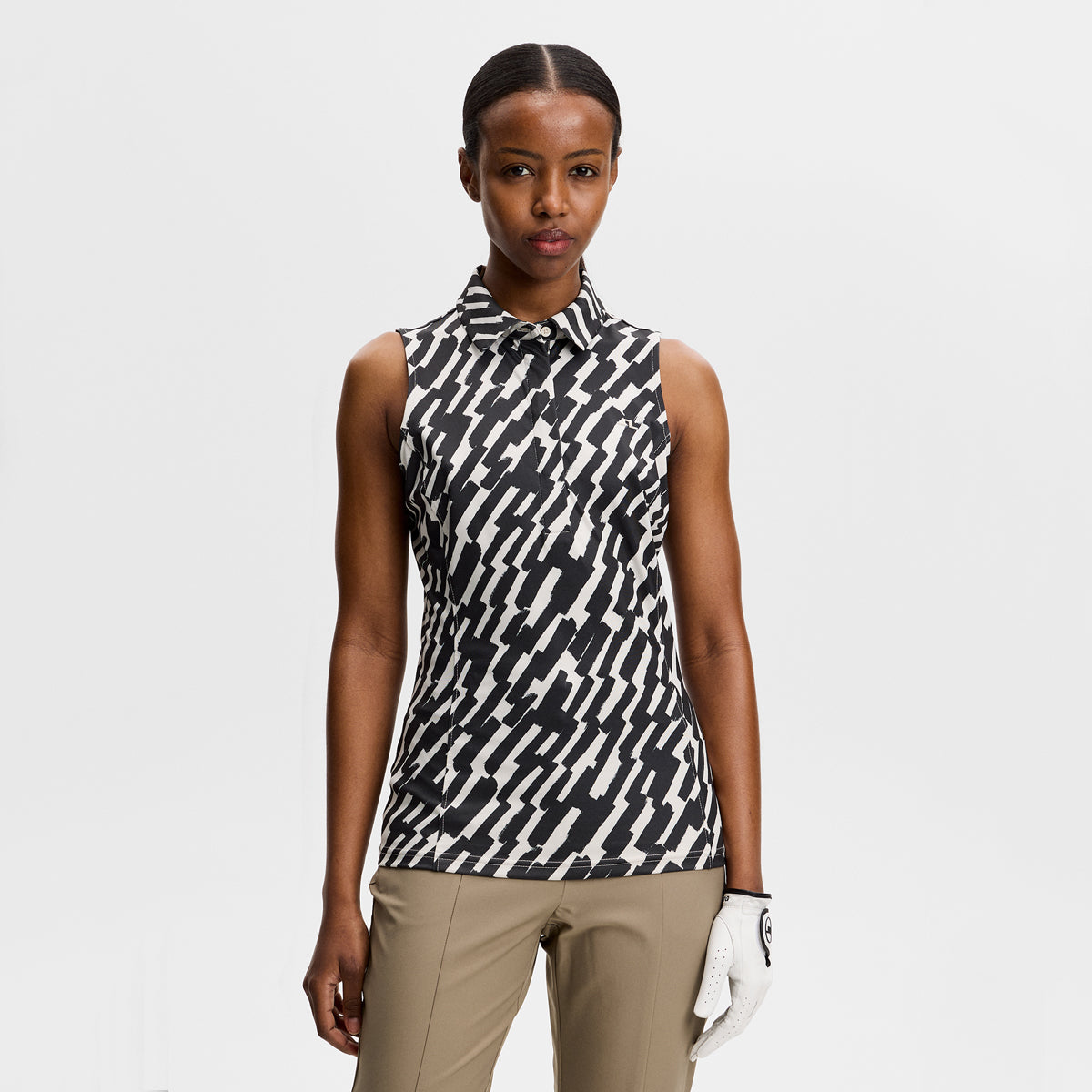 J.Lindeberg Dena Print SL polo - Dame