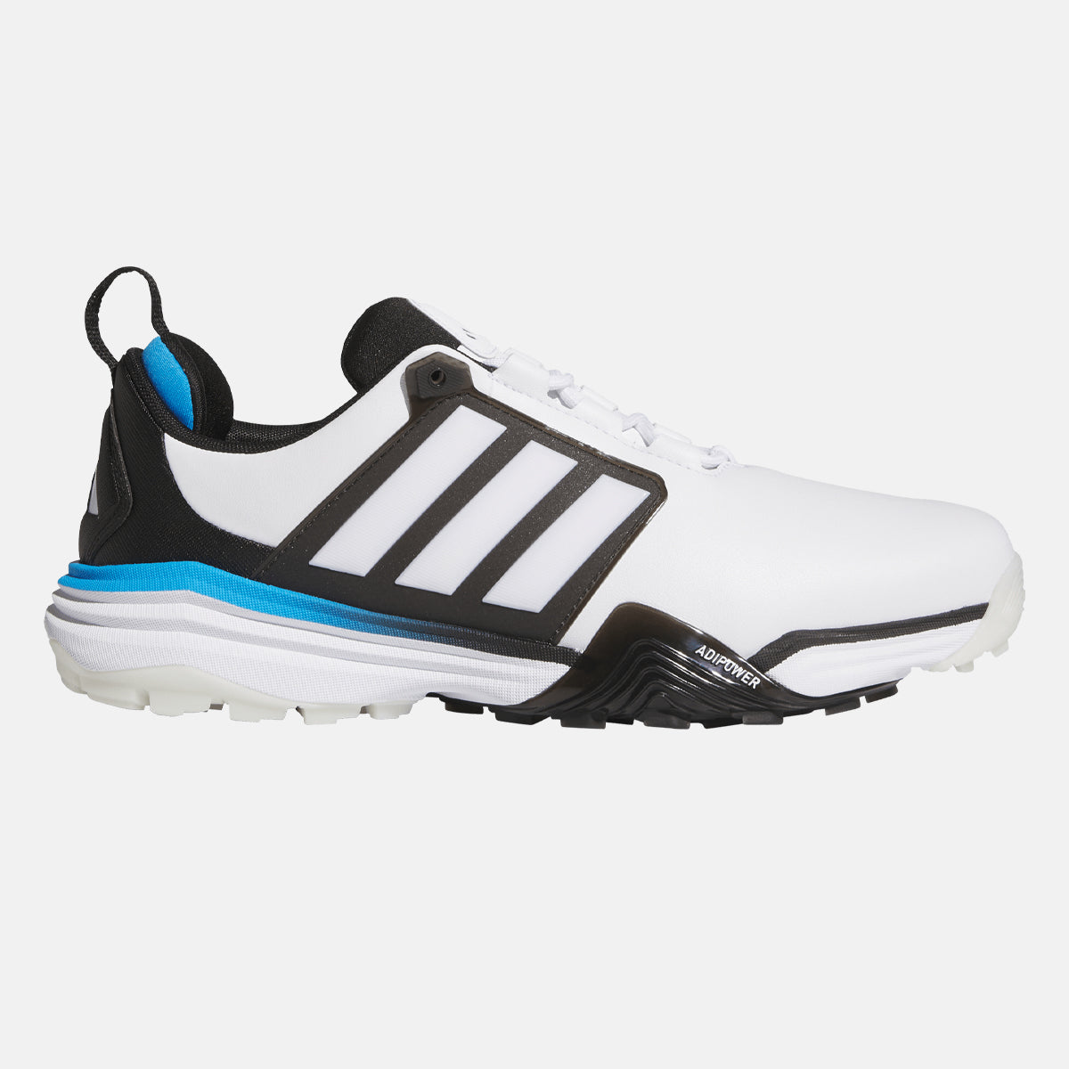 Adidas Adipower SL - Hvid/sort/blå – Golf Experten A/S