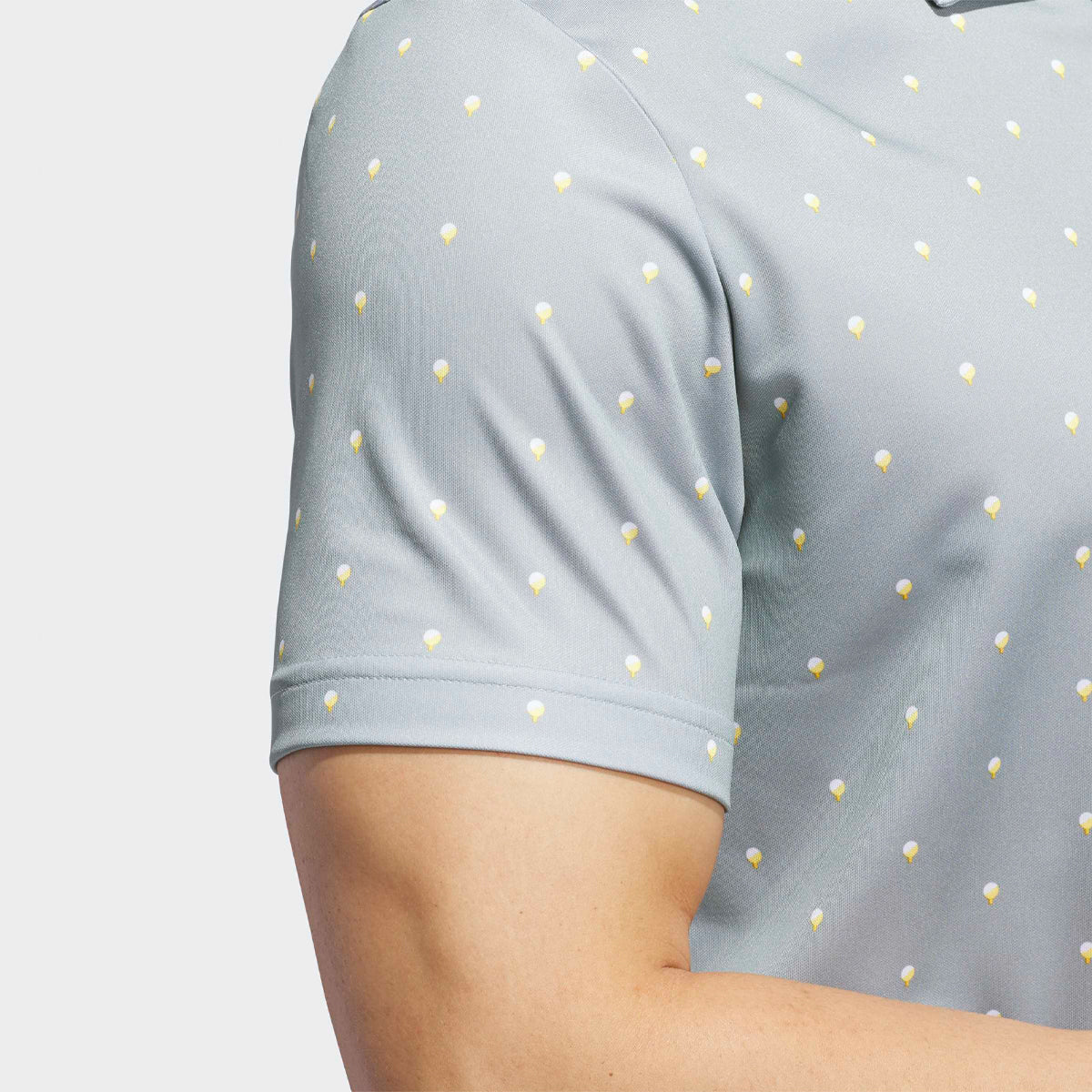 Adidas Performance Printed polo - Grøn - Golf Experten A/S