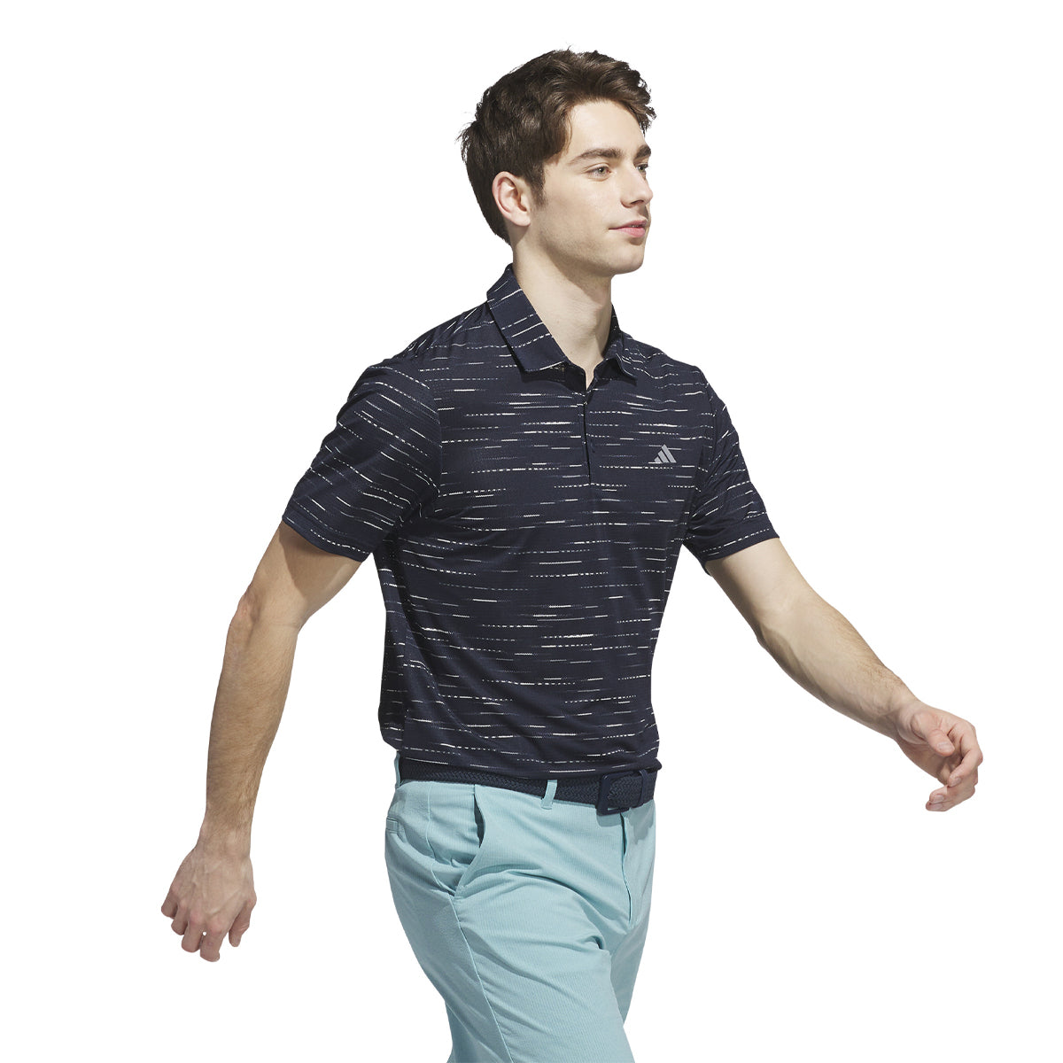 Adidas Ultimate 365 Mesh Print polo - Navy