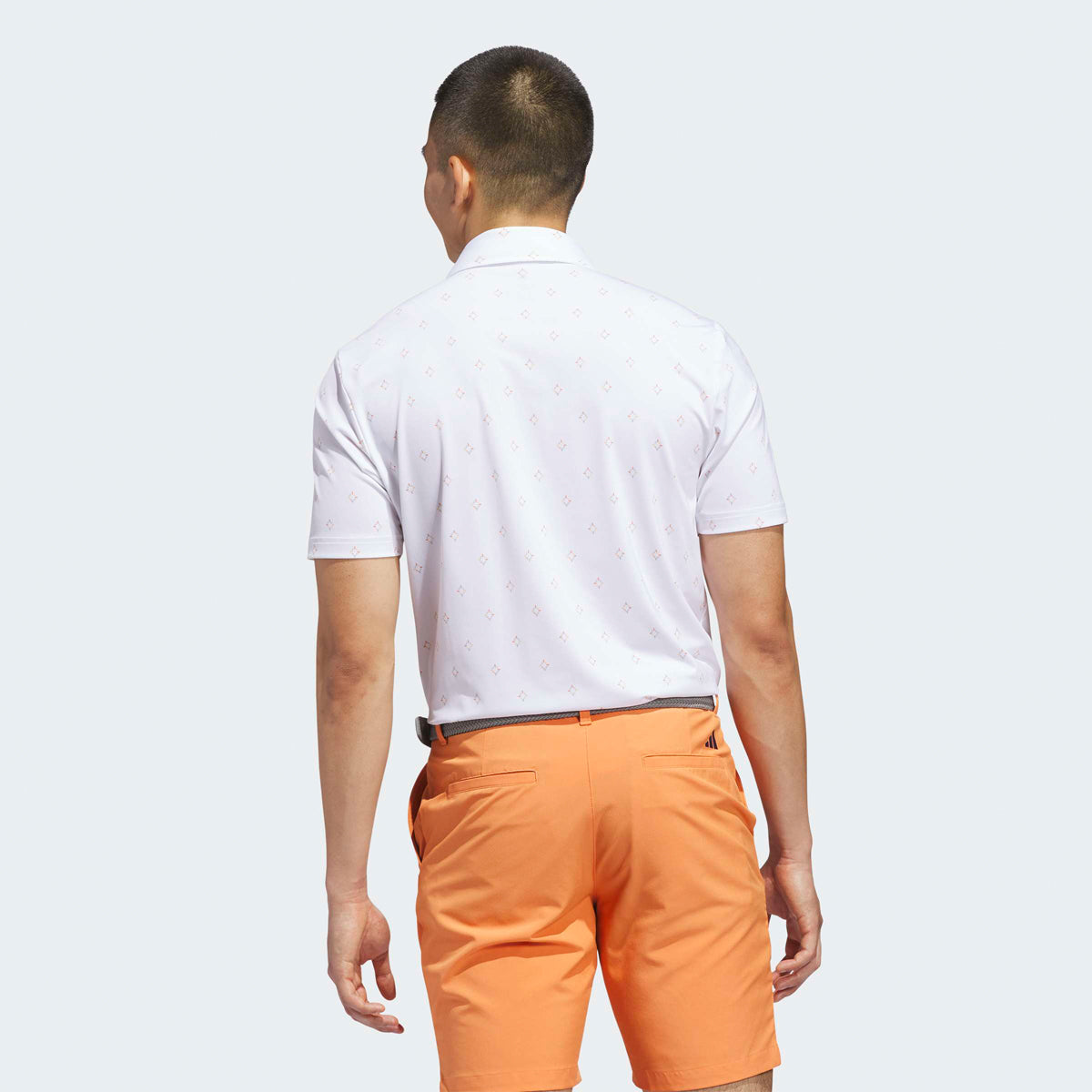 Adidas Ultimate 365 Essence Print polo - Hvid - Golf Experten A/S