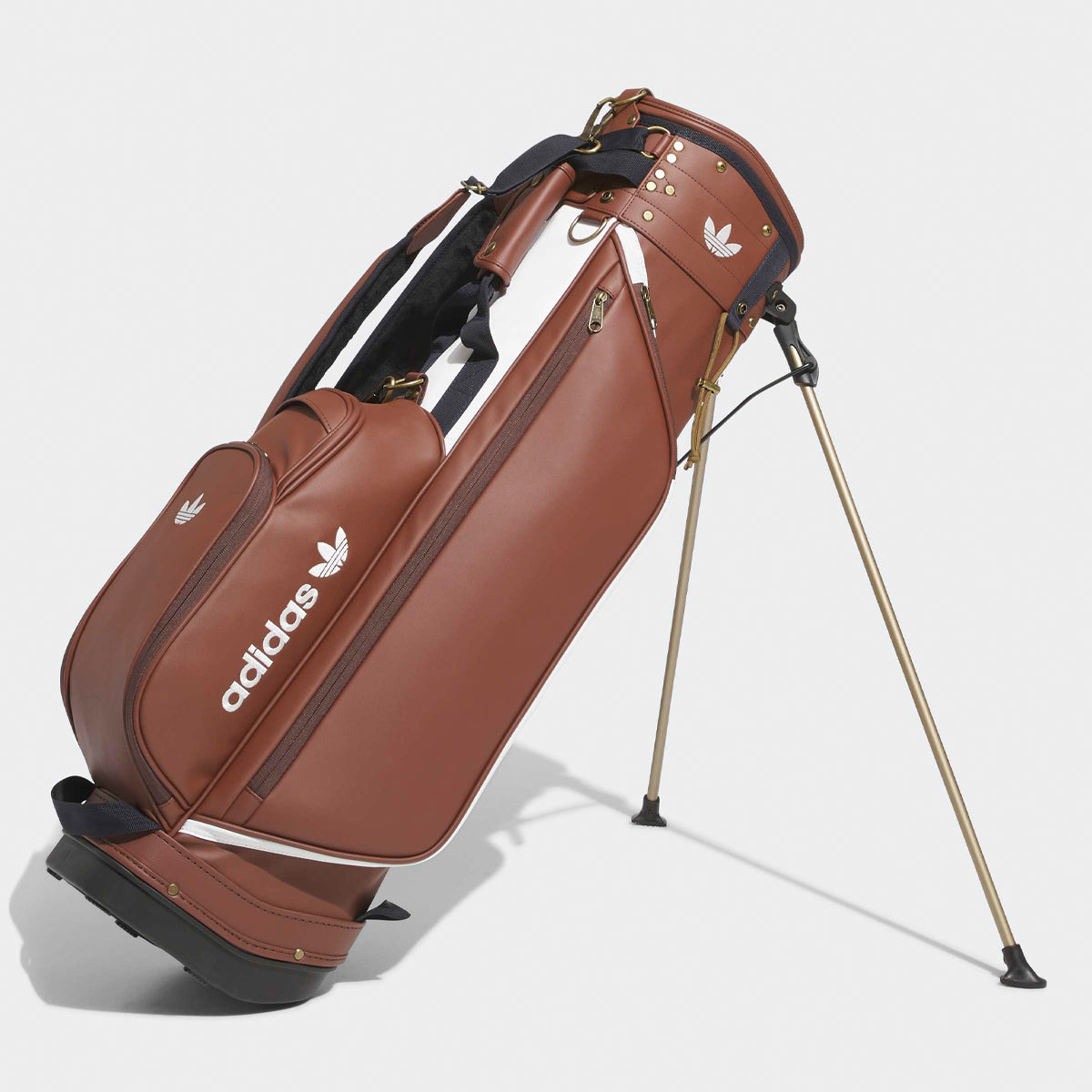 Adidas Golf Originals bærebag - Brun/hvid - Golf Experten A/S