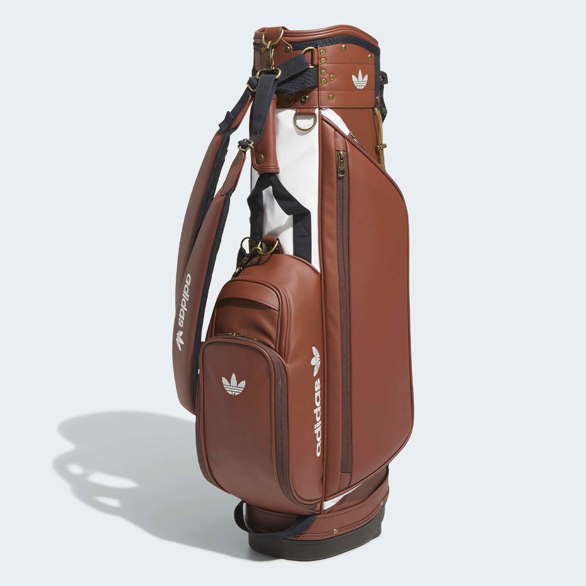 Adidas Golf Originals bærebag - Brun/hvid - Golf Experten A/S