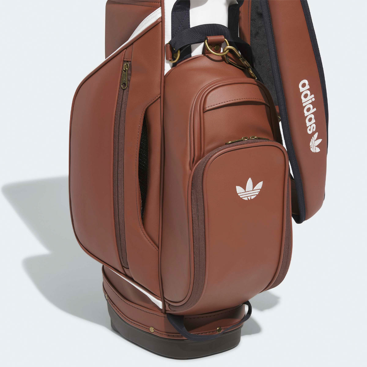 Adidas Golf Originals bærebag - Brun/hvid - Golf Experten A/S