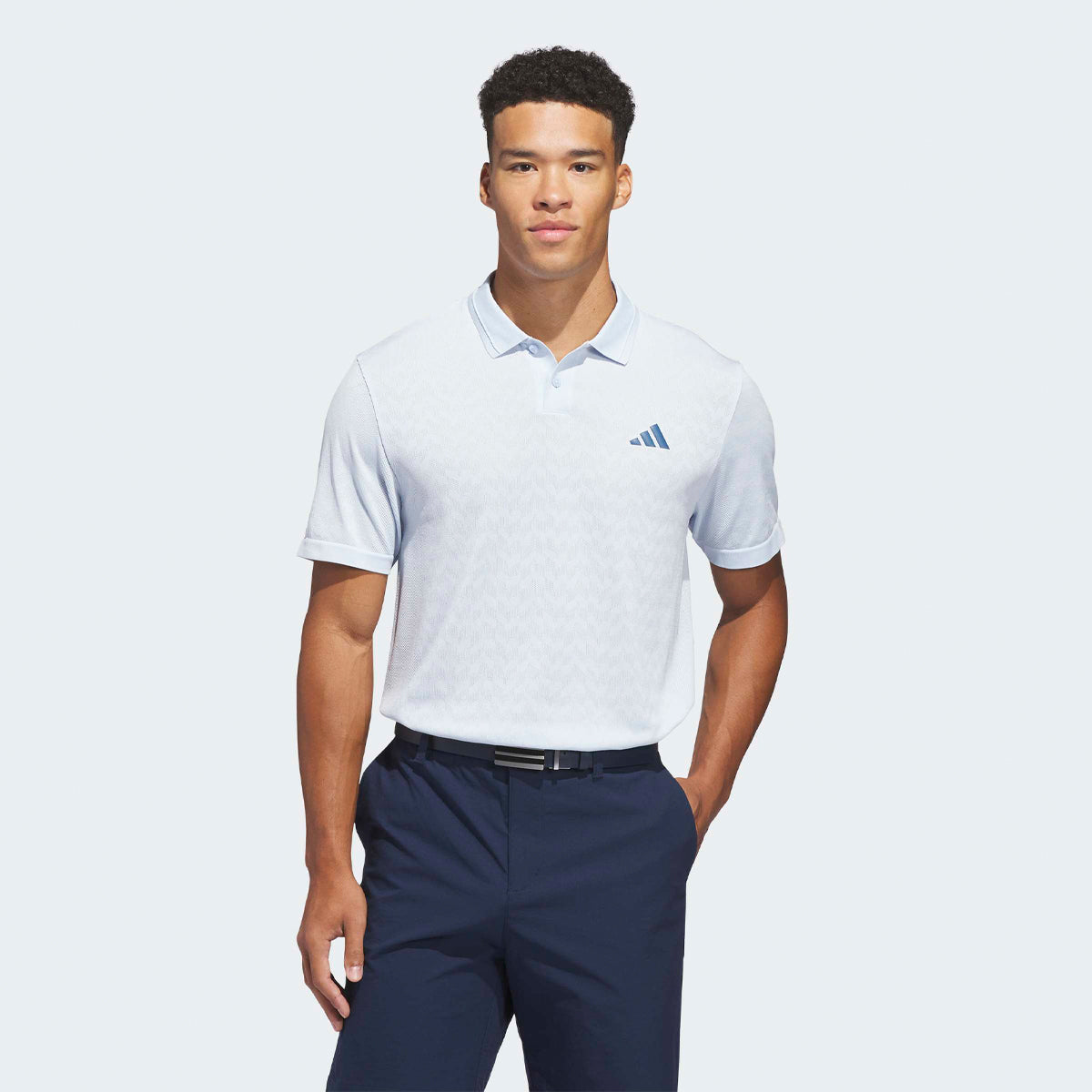 Adidas Ultimate 365 Tour Seamless polo - Lyseblå - Golf Experten A/S