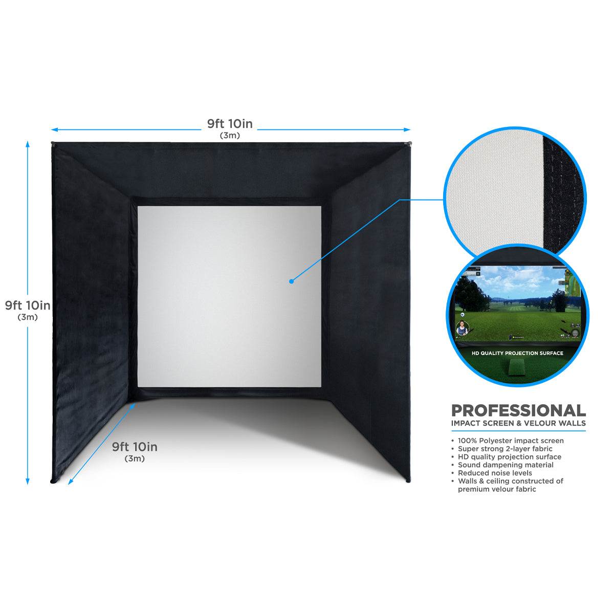 Sim Space Enclosure 3x3x3
