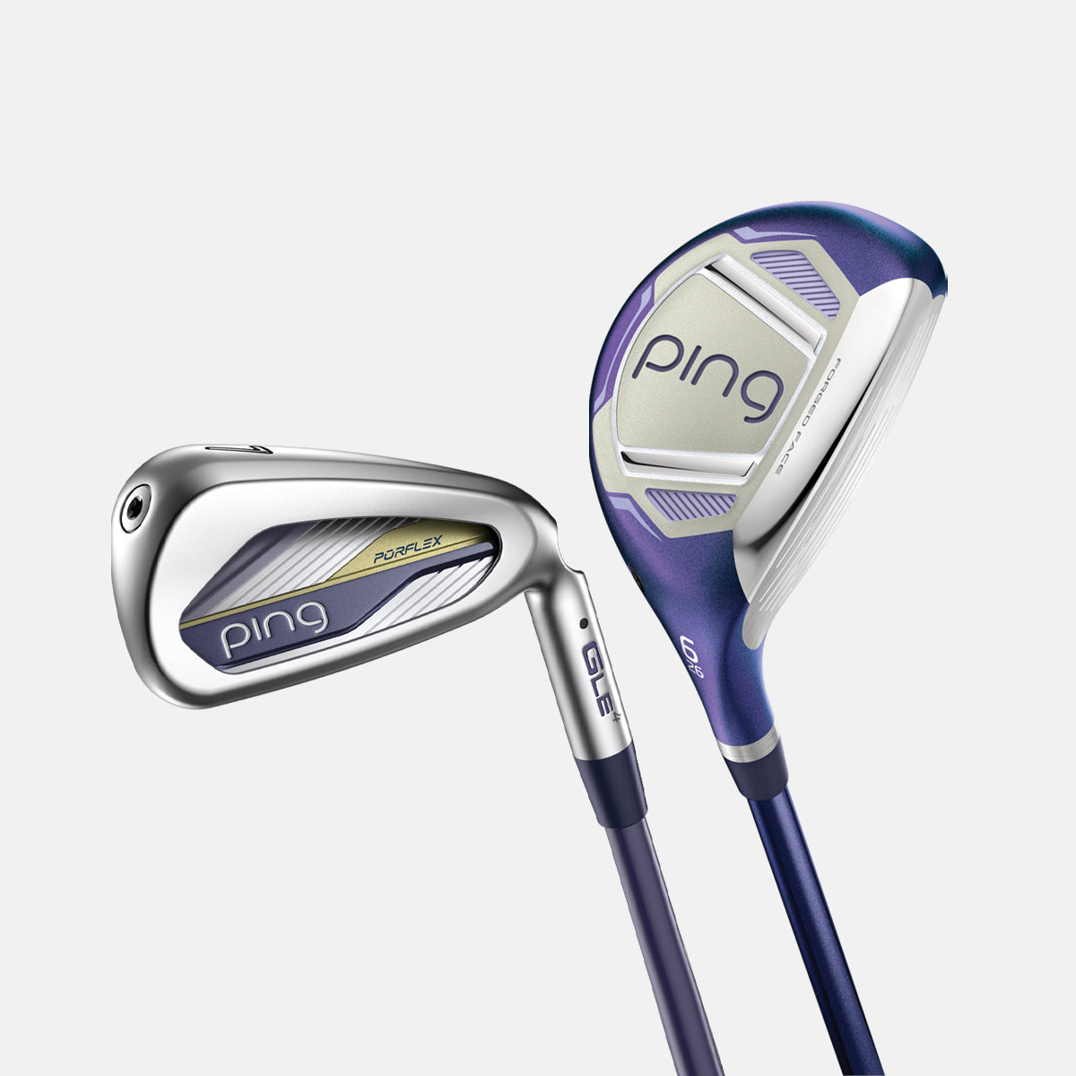 Ping G Le4 1 stk. hybrid + 5 stk. jern - Dame