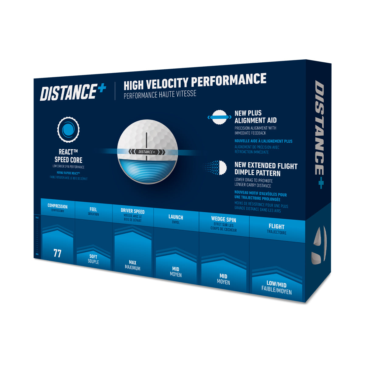 TaylorMade Distance+ - Hvid