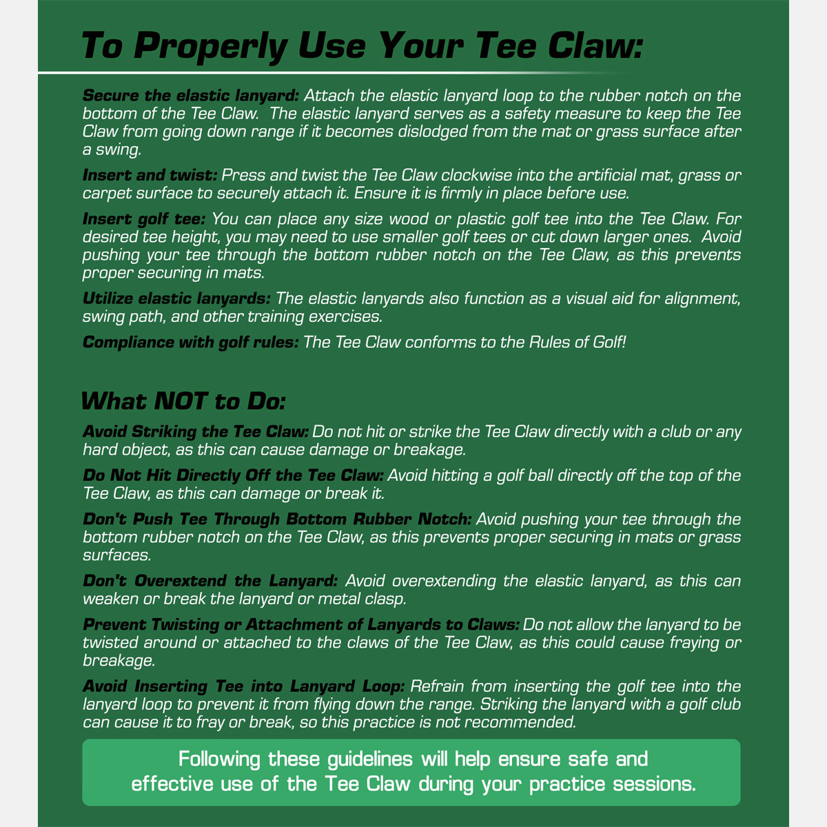 Tee Claw 4 pak - Sort/gul