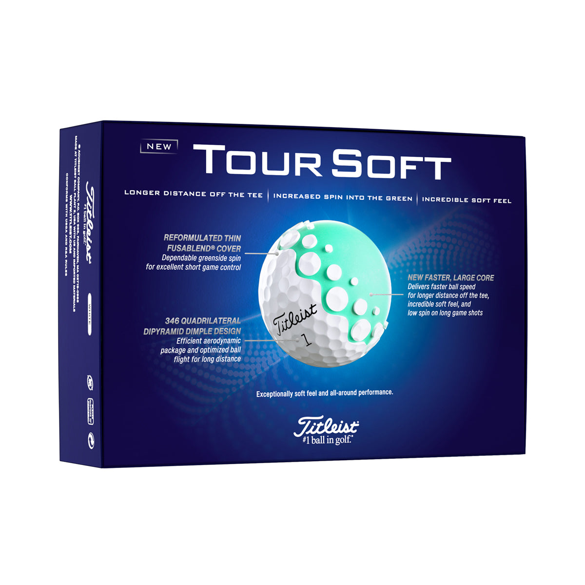 Titleist Tour Soft - Hvid