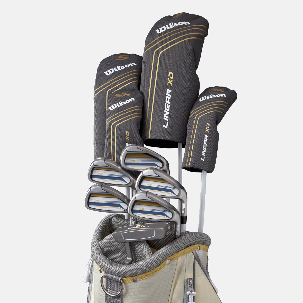 Wilson Linear XD pakkesæt - Grafit - Dame