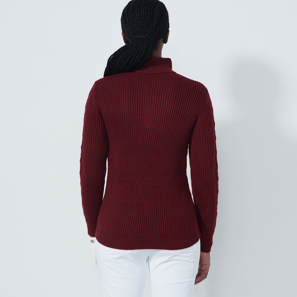 Daily Sports Cable Long Sleeve Pullover lined - dame