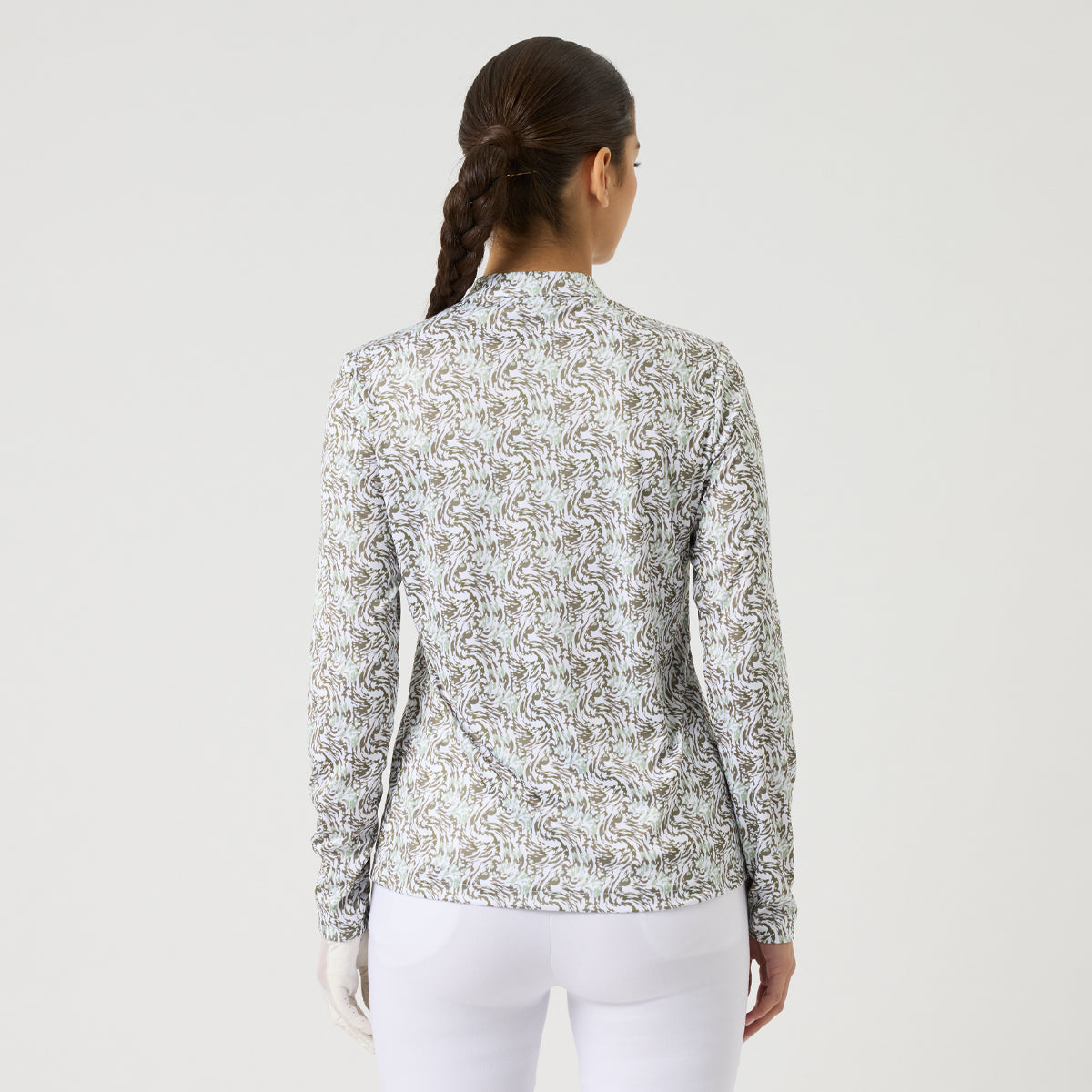 Daily Sports Dull Print LS midlayer - Dame