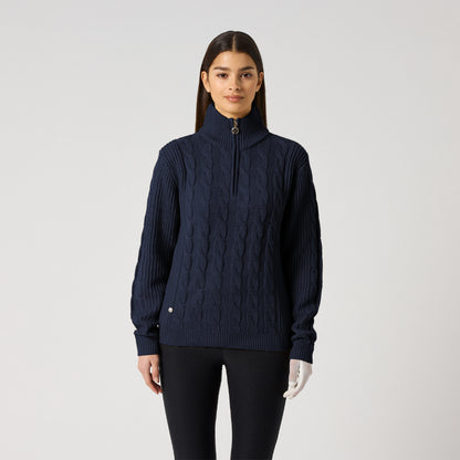 Daily Sports Cable LS Pullover Lined - Dame