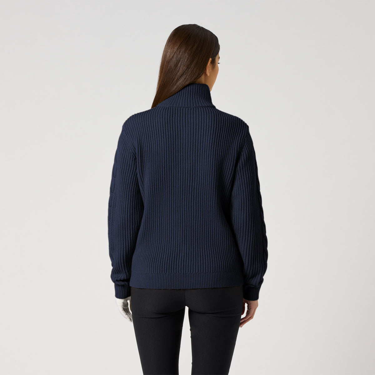 Daily Sports Cable LS Pullover Lined - Dame