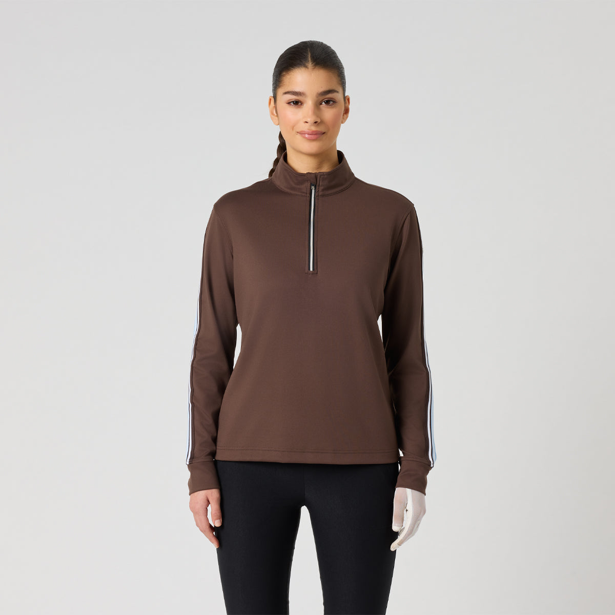Daily Sports Peach LS Half Neck - Dame