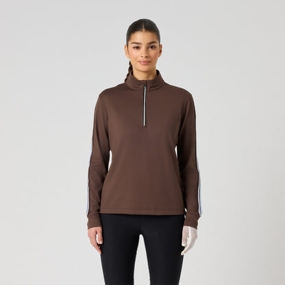 Daily Sports Peach LS Half Neck - Dame