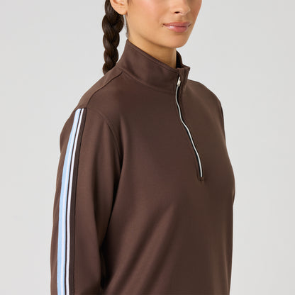 Daily Sports Peach LS Half Neck - Dame